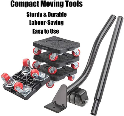 Furniture Movers with Wheels, Furniture Lifter Tool, 360° Rotation Wheels Furniture Dolly, Heavy Duty Furniture Lifters for Heavy Furniture, Refrigerator, Sofa, Cabinet