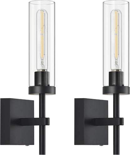 Wireless Wall Sconces with Remote Control, Battery Operated Wall Sconce Set of 2, Black & Gold Rechargeable Dimmable Wall Light for Bedroom Living room Bathroom Hallway Entryway Stairwell, 3000K