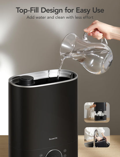 GoveeLife 7L Smart Humidifier for Bedroom, Warm & Cool Mist for Large Room