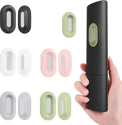 Freewindo Magnetic Remote Control Holder Wall Mount, 5 Pack TV Remote Holder Wall Mount, Silicone Remote Organizer Magnetic Remote Holder for Bed, TV, Ceiling Fan and Air Conditioner (Black)