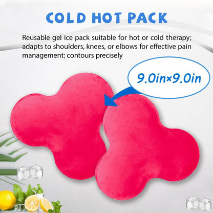 Reusable Gel Ice Pack, Ice Pack for Rotator Cuff Injuries, Cold/Hot Pack for Neck, Knee, Hot Cold Therapy for Shoulder Injuries, Bursitis, and Swelling (1 Count)