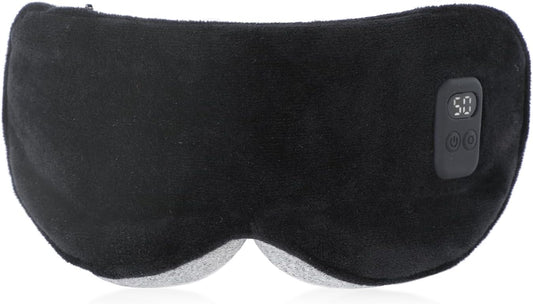 Aurya Heated Eye Mask for Dry Eyes, Cordless Warm Eye Mask with 3 Heat Levels & 4 Timer Settings for Blepharitis, Styes, Eye Relief, Rechargeable Wireless Heated Sleep Mask for Men Women, 9.25×4.13 IN