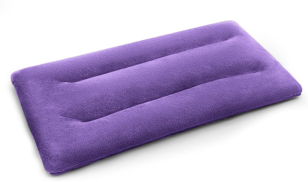 Microwave Heating Pad 6 x 12 Small Heating Pad Microwave, Microwave Bean Bag Heating Pad for Neck and Shoulders, Moist Heat Pack Pillow Warm Compress for Knee, Muscles, Joints, Wrist (Dark Blue)