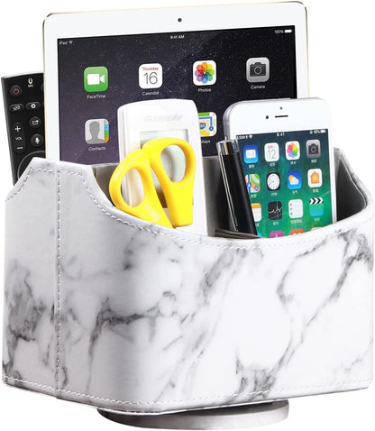 360° Rotatable Remote Control Holder,TV Remote Caddy for Nightstand Table