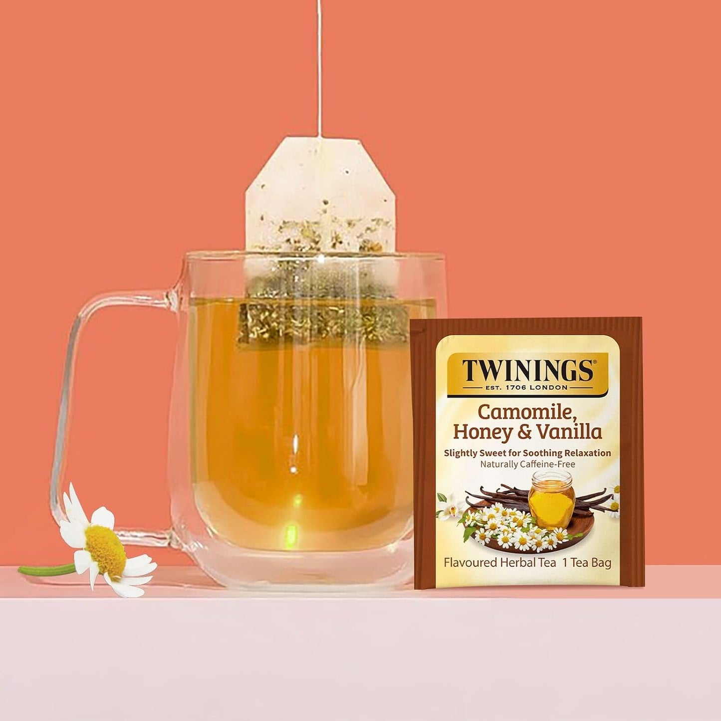 Twinings Assorted Herbal, Naturally Caffeine-Free Tea Bag Sampler (40 Count) 13 Flavour Boxed Variety Gift Set