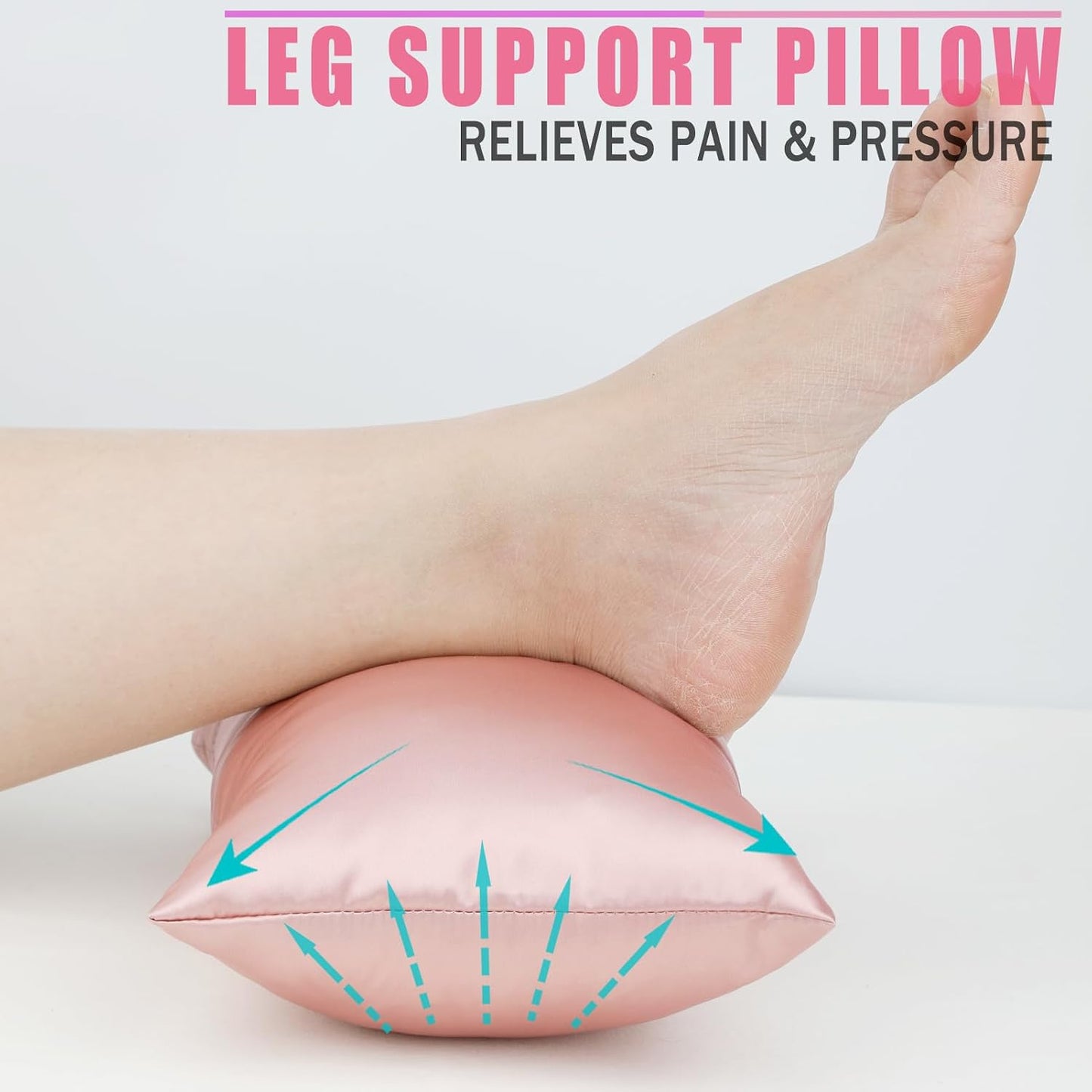 Comfortable Padding Knee Pillow for Side Sleepers Leg Support Pillows Hip Replacement Back Pain Relief Pressure off After Surgery between Thighs Joints Side Sleeping Men Women, Painting Flower