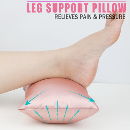 Comfortable Padding Knee Pillow for Side Sleepers Leg Support Pillows Hip Replacement Back Pain Relief Pressure off After Surgery between Thighs Joints Side Sleeping Men Women, Painting Flower
