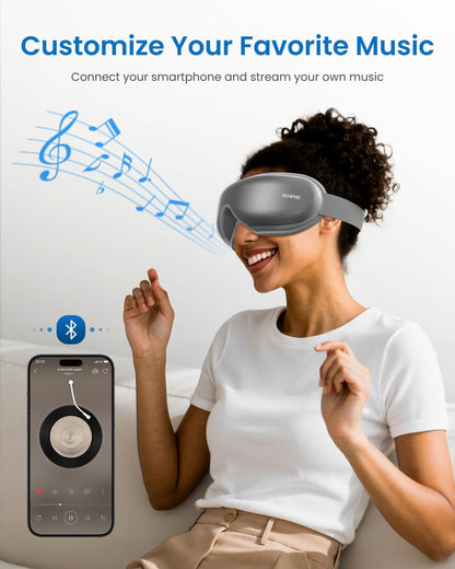 RENPHO Eyeris 1 Eye Massager with Heat, Heated Massage Eye Mask