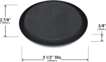 Slipstick GorillaSliders Premium Furniture Sliders for All Floor Surfaces (16 Piece Moving Kit) Reusable 3.5” Round Furniture Movers for Sliding Furniture on Hardwood & Carpet, Black, CB13-1-16