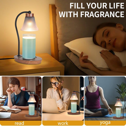 Candle Warmer Lamp Adjustable Height Dimmable for Jar Candles Hummingbird