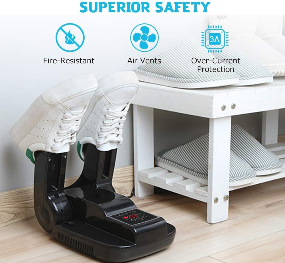 DR.PREPARE Boot Dryer Shoe Dryer Ozone, Glove Dryer & Boot Warmer with Heat Blower for Gloves, Hats, Socks, Ski Boots (Ozone)