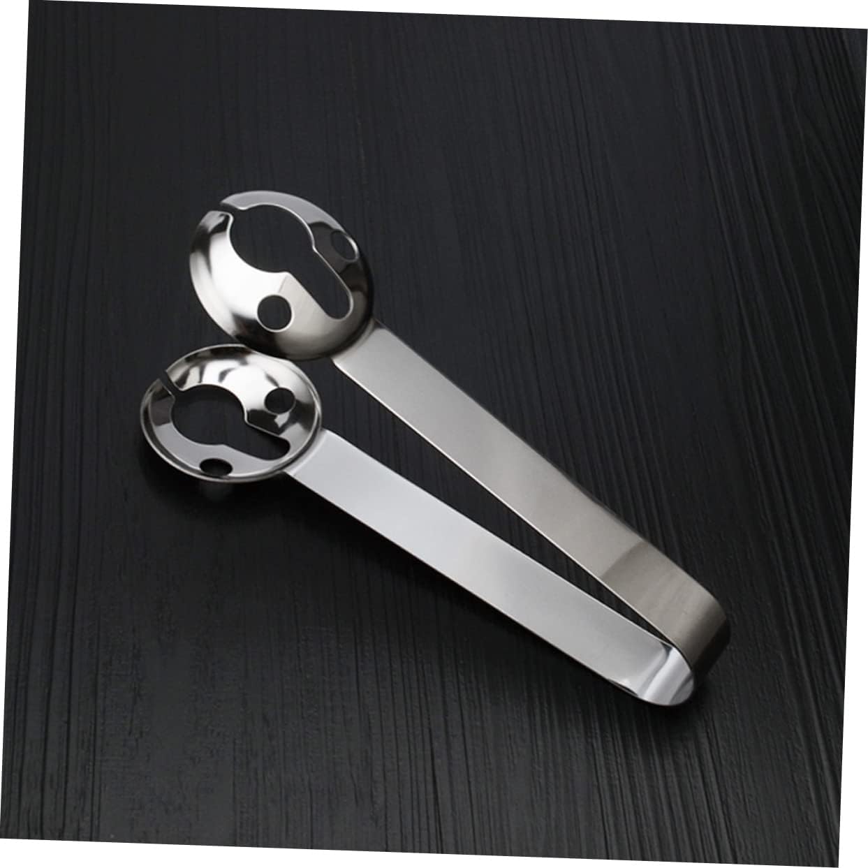Mikinona 2pcs Stainless Steel Tea Bag Holder Strainer Heat Resistant Tea Tools for Slotted Spoon Squeezer Kitchen Accessories