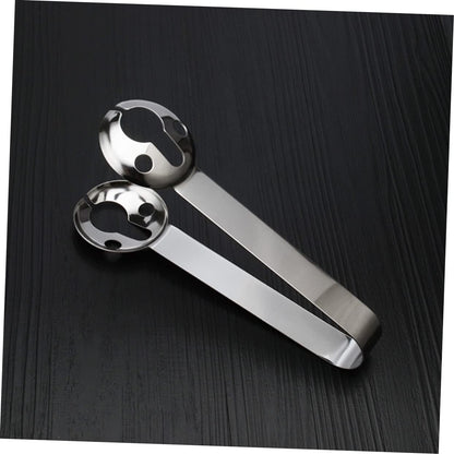 Mikinona 2pcs Stainless Steel Tea Bag Holder Strainer Heat Resistant Tea Tools for Slotted Spoon Squeezer Kitchen Accessories