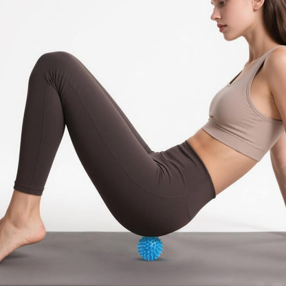 2PCS Firm Massage Lacrosse Balls for Myofascial Release, Muscle Knots, Trigger Point Therapy, Yoga Deep Tissue Massage, Foot Plantar Fasciitis, Muscle Soreness Massager Ball