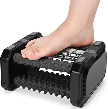 Plantar Fasciitis Relief Massager with Ice Roller, Foot Massager Use Cold Therapy & Reflexology Design for Circulation and Instant Neuropathy Pain Relief, Reduce Foot Swelling for Daily Foot Health