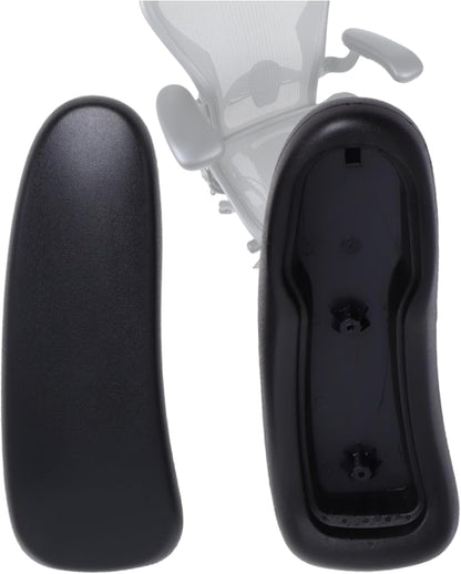 Office Chair Arm Pads for Aeron Chair Graphite, Polyurethane, 2 Pack