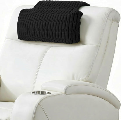 Recliner Pillow, Adjustable Neck Pillow for Recliner Chair | Soft corduroy, Weighted Non-Slip Flap, Adjustable Filling, Washable Cover, Ideal for Recliners, Sofas, Office Chairs