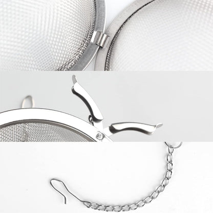 Fu Store 2pcs Stainless Steel Mesh Tea Ball 2.1 Inch Tea Strainers