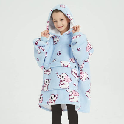 Wearable Blanket Hoodie for Adults With Pocket Strawberry Hoodie | Sherpa, Fuzzy Blanket Hoodie, Oversized Sweatshirt Blanket, Kangaroo Pouch, Cute Birthday Gifts for Sister, Cute Stuff