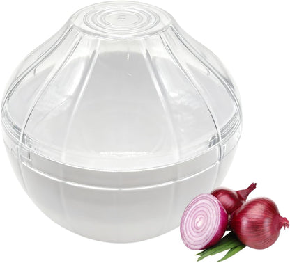 Onion Keeper, Onion Storage Containers, Garlic Shaped Food Saver, Fruit & Vegetable Storage Holder, Sealing Box for Refrigerators