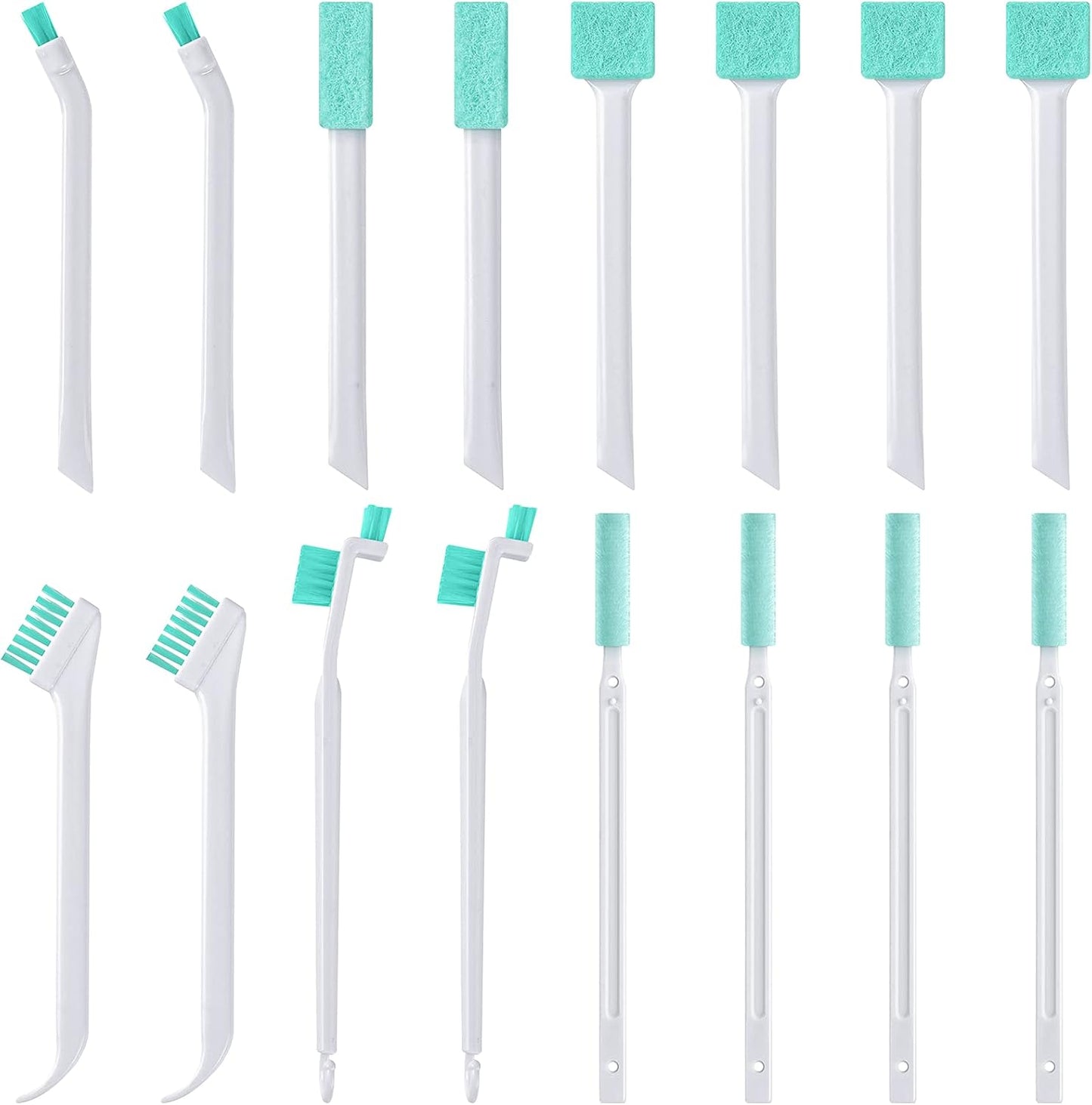 Lumkew Small Cleaning Brush Tight Spaces, 8pcs Crevice Cleaning Brushes Tool for Household Use, Tiny Cleaning Brush Mini Parts Humidifier Toaster