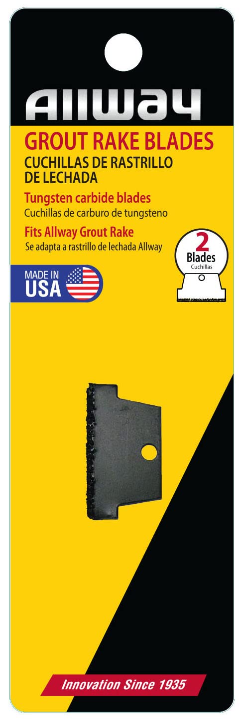 ALLWAY GCR Grout & Caulk Removal Tool | Soft-Grip Handle, Remove Old Putty, Loose Caulk Beads, Crumbling Tile Grout