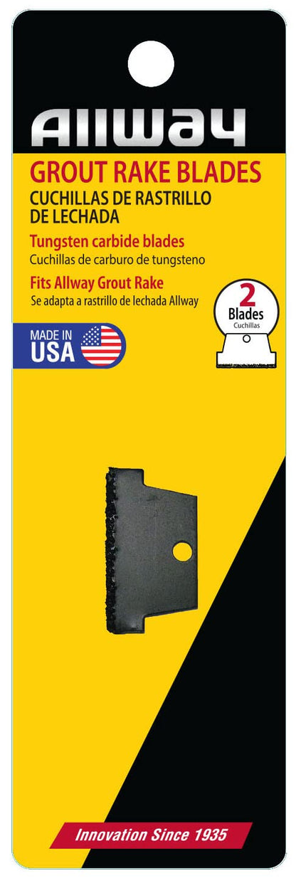 ALLWAY GCR Grout & Caulk Removal Tool | Soft-Grip Handle, Remove Old Putty, Loose Caulk Beads, Crumbling Tile Grout