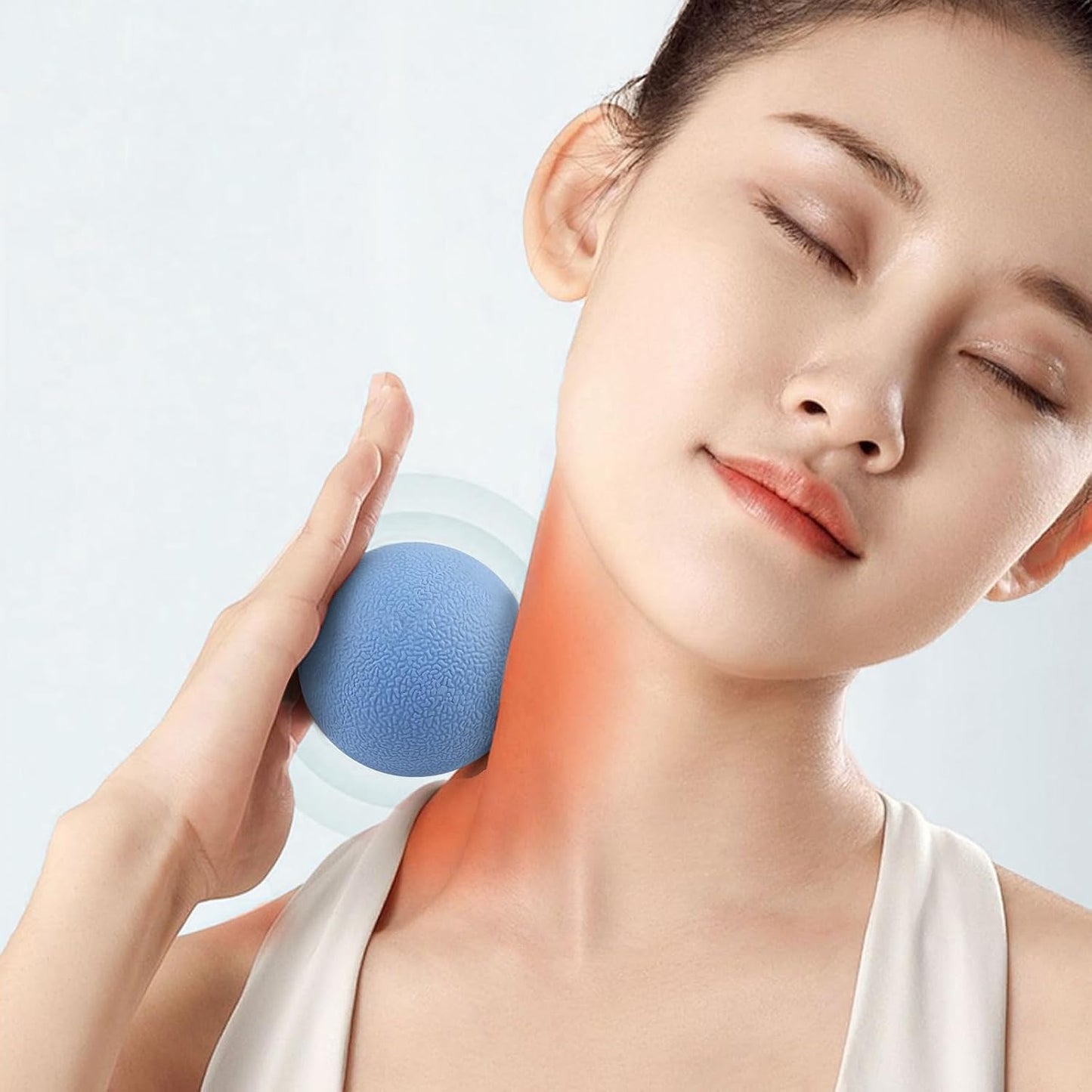 WOVTE Massage Lacrosse Ball Therapy for Sore Muscles Myofascial Release | Shoulders, Neck, Back, Foot, Body, Deep Tissue, Trigger Point, Muscle Knots, Yoga
