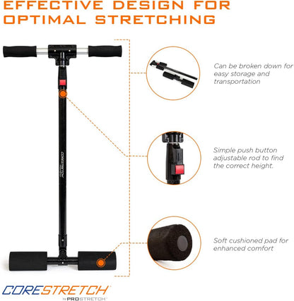 ProStretch CoreStretch, Adjustable Stretcher for Back & Shoulder Pain | Upper and Lower Back Stretcher, Physical Therapy Tool for Back & Shoulder Pain Relief
