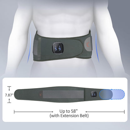 Comfytemp Cordless Portable Heating Pad with Massager for Lower Back FSA