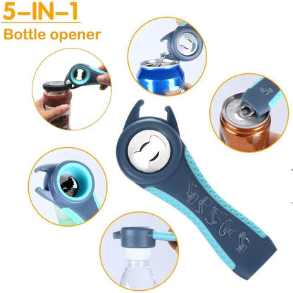 Otstar Jar Opener & Bottle Opener for Weak Hands, Seniors with Arthritis, | Adjustable Lid Opener Effortlessly Opens Jars, Bottles & Pop-Top Cans, Great for Senior Parents, Grandparents, or Loved Ones