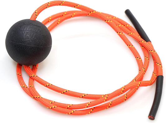 Tiger Tail Tiger Ball 2.6 Foam Roller Ball + 47” Corded Rope – Deep Tissue Massage Ball: Feet, Legs, Neck, Back – Trigger Point Massage Therapy – Relieve Muscle Soreness – Muscle Recovery