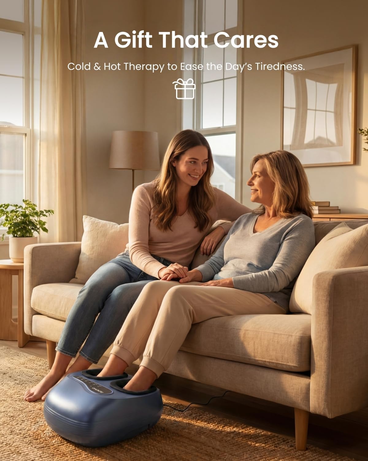 RENPHO Thermacool 2-in-1 FSA Foot Massager with Heat & Cold, HSA Eligible