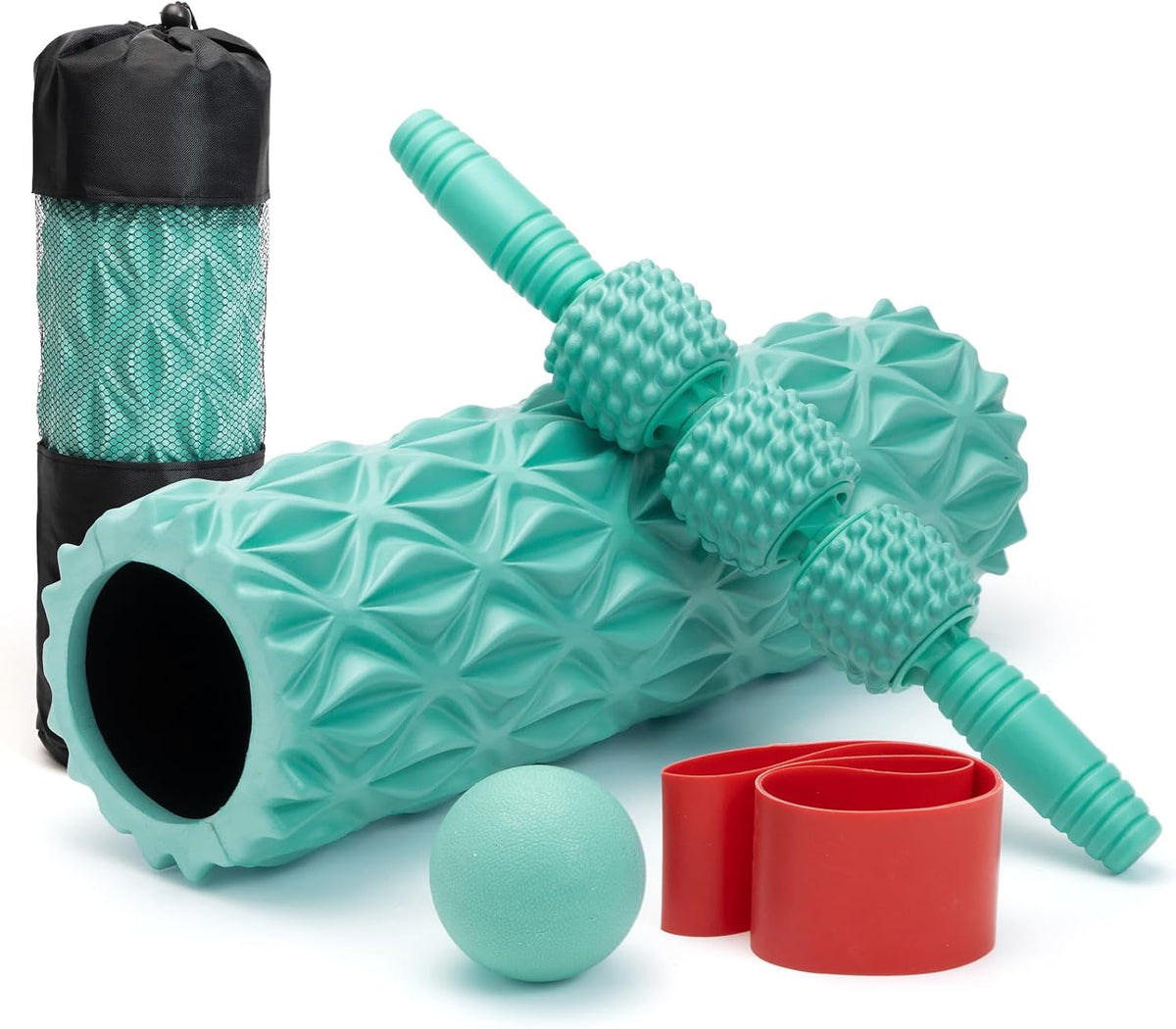 SUBCULTUREPICK 5 in1 Foam Roller Set, Trigger Point Foam Roller Deep Tissue