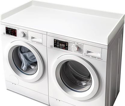Gashell Washer Dryer Countertop, 27.5" x 54" Bamboo Washer and Dryer Countertop for Laundry Room Organization(Retro Brown)