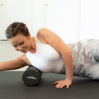 The Original Body Roller High Density Foam Roller for Exercise & Recovery | Firm, Patented Texture is ideal for pre- and post- workout massages, Trigger Point Relief, Physical Therapy, and Back Pain