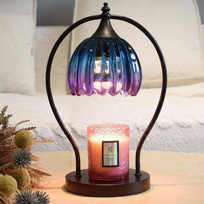 GOODBUY Candle Warmer Lamp with Timer Dimmable: Electric Candle Warmer Birthday Gifts for Women Mom - Candle Lamp Warmer House Warming Gifts New Home Decor - Wax Warmer for Jar Candles with 2 Bulbs