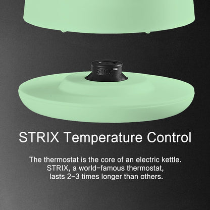 1.5L Electric Kettle Temperature Control, Black | Double Wall Cool Touch Teapot, Fast Boil, 5 Temperature Control, LED Display, Auto Shut-Off & Keep Warm