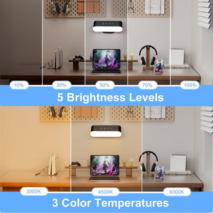 Wall Scones Rechargeable Wall Sconces Set of 2 with Touch Remote Control | RGB 4400mAh Battery Operated Wireless Cordless, Adhesive Wall Light for Bedroom Indoor