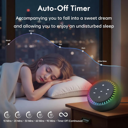 DreamSky Sound Machine for Sleep, White Noise for Sleeping Adults & Baby