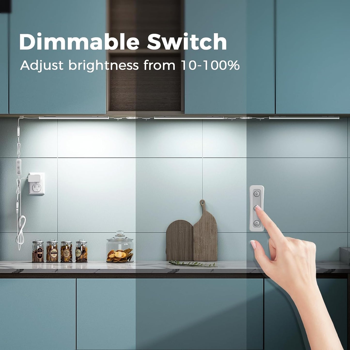 Motion Sensor Cabinet Lighting, 4500K Daylight, 3 Pack 12 inch Linkable