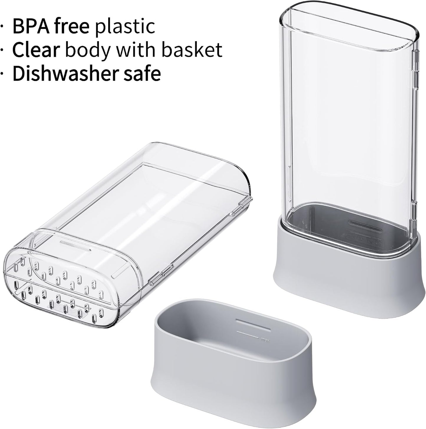 Green Saver Herb Keeper – Refrigerator Storage Container for Cilantro, Asparagus, Fresh Herbs, Dishwasher Safe, Extends Freshness 10 Days – 2 Pack