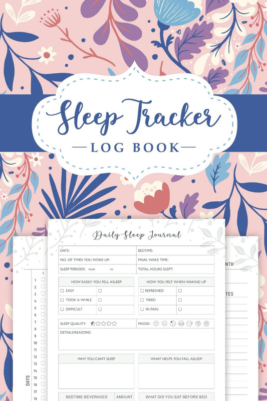 Sleep Tracker Log Book: 12-week Sleep Diary, Insomnia Journal to Monitor, Track, and Record Sleeping Hours for Restful Nights and Energized Days