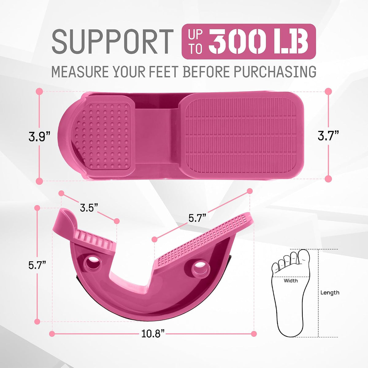 Yes4All Foot Rocker, Effective Calf Stretching and Foot Massager Stretcher for Plantar Fasciitis Relief, Improved Flexibility, Ergonomic Design for Home Exercise