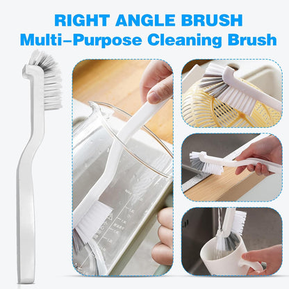 Crevice Cleaning Brush 9-Pack - Heavy Duty Hard Bristle Gap Brush for Deep Cleaning - Ultra-Thin Window Track Cleaning Tool for Shower Grout