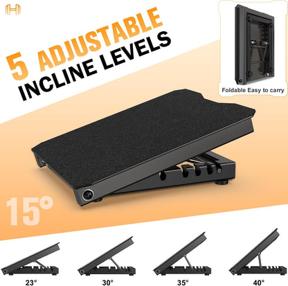 Metal Slant Board Calf Stretcher for Squat, Incline Balance Board