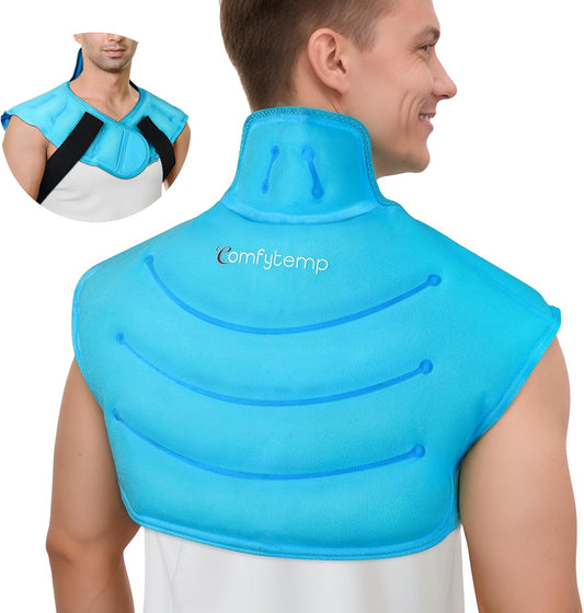 Comfytemp Large Ice Pack for Neck Shoulders Upper Back Pain Relief