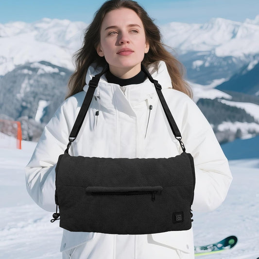 Heated Hand Warmer Pouch, Portable Electric Heated Hand Muff, Heated Gloves for Women, Men, Kids, Hunting,Fishing,Camping,Golf & Xmas Gifts（No-Battery）
