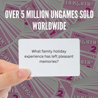 Pocket UNGAME - Seniors Edition - Non-Competitive Card Game for Seniors to Discuss, Share Values & self Express - Take a Walk Down Memory Lane - Age 55+