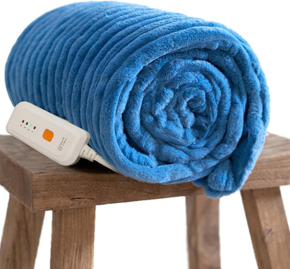 GOTCOZY Heated Blanket-Soft Plush Electric Blanket 50"X60"(Grey)